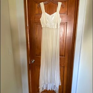 228 Ivory silk wedding gown Dress MIMI maternity S